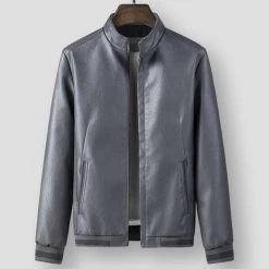 We Men's Store Men's Apparels North Royal Brunswick Leather Jacket