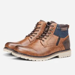 Hecrafted Footwear Store Men's Apparels Sky Madrid Leather Ankle Boot 9 Hecrafted Footwear Store Men's Apparels Sky Madrid Leather Ankle Boot
