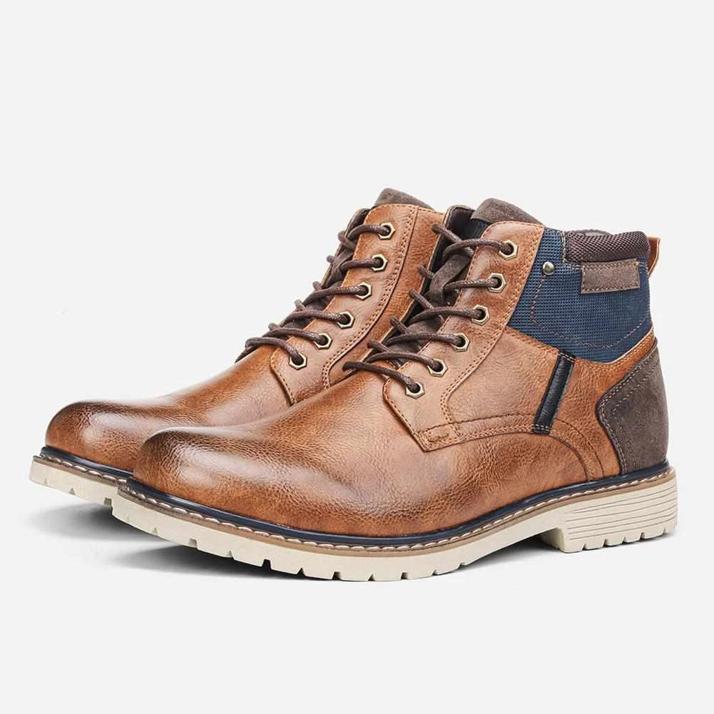 Hecrafted Footwear Store Men's Apparels Sky Madrid Leather Ankle Boot 6 Hecrafted Footwear Store Men's Apparels Sky Madrid Leather Ankle Boot