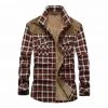 Mcikkny Jeans Store Boran Plaid Fleece Shirt Men's Apparels