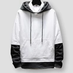 YYT Sweaters Store Men's Apparels North Royal Kiel Patchwork Hoodie