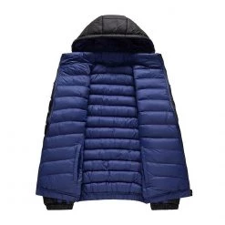 AIOPESON Official Store Men's Apparels Sky Madrid Striped Padded Jacket