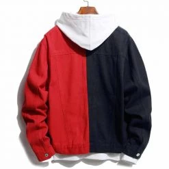 Moderatespace Official Store Men's Apparels Two-Tone Denim Jacket