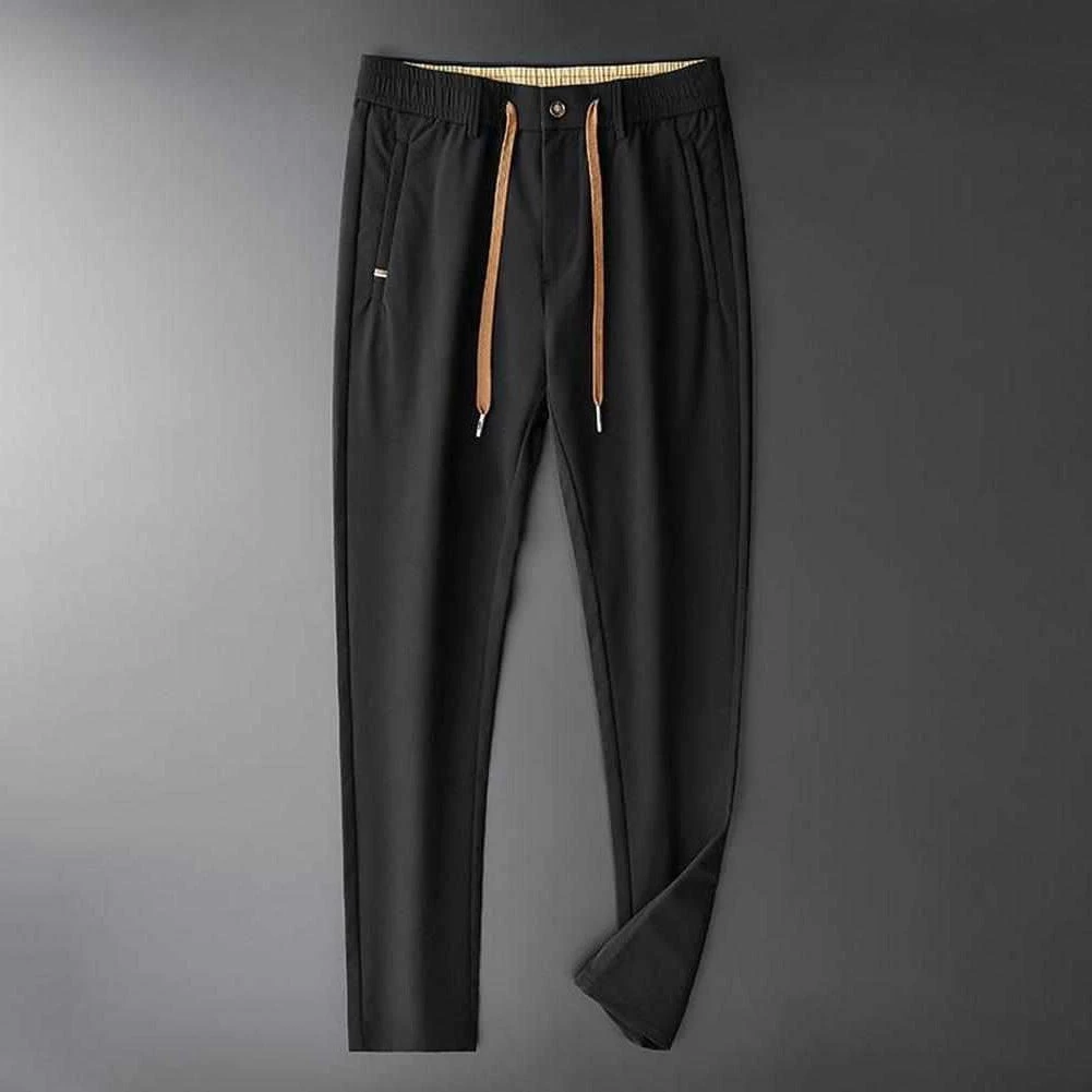 BROWON Online Store Sky Madrid Wrinkle-Resistant Pocket Trousers Men's Apparels 3 BROWON Online Store Sky Madrid Wrinkle-Resistant Pocket Trousers Men's Apparels