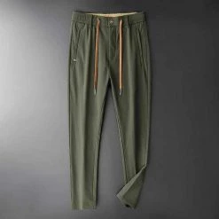 BROWON Online Store Sky Madrid Wrinkle-Resistant Pocket Trousers Men's Apparels 7 BROWON Online Store Sky Madrid Wrinkle-Resistant Pocket Trousers Men's Apparels