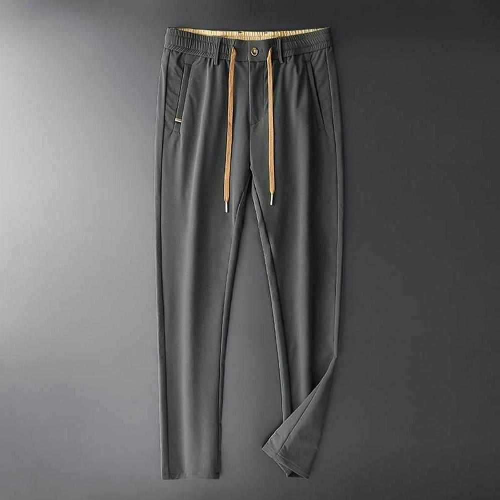 BROWON Online Store Sky Madrid Wrinkle-Resistant Pocket Trousers Men's Apparels 4 BROWON Online Store Sky Madrid Wrinkle-Resistant Pocket Trousers Men's Apparels