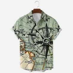 BaBaBuy Club Store North Royal Graphic Short-Sleeve Shirt Men's Apparels