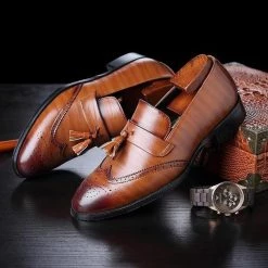 HSXLZK Store Daymond Tassel Loafer