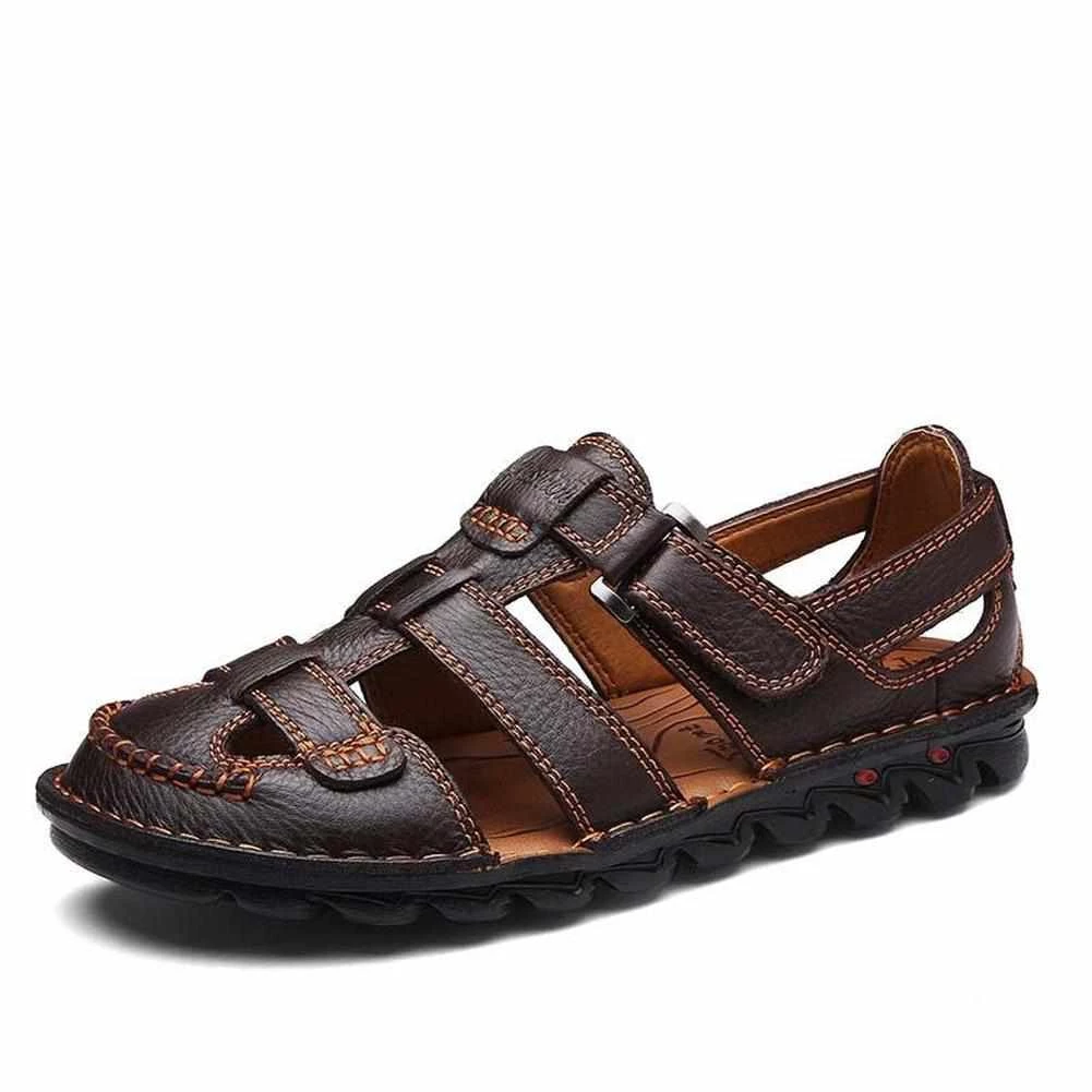 BAOLUMA Official Store Men's Apparels North Royal Leather Mission Sandals 5 BAOLUMA Official Store Men's Apparels North Royal Leather Mission Sandals
