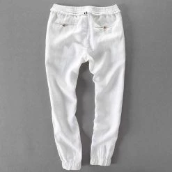 Suehaiwe Official Store Sky Madrid Oahu Linen Pants Men's Apparels 9 Suehaiwe Official Store Sky Madrid Oahu Linen Pants Men's Apparels