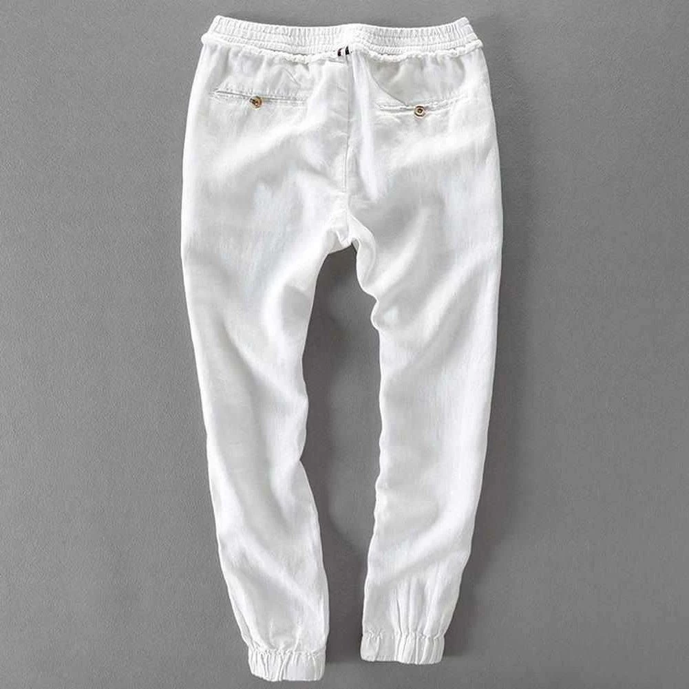 Suehaiwe Official Store Sky Madrid Oahu Linen Pants Men's Apparels 6 Suehaiwe Official Store Sky Madrid Oahu Linen Pants Men's Apparels