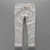 Suehaiwe Official Store Sky Madrid La Spezia Linen Pants 2 Suehaiwe Official Store Sky Madrid La Spezia Linen Pants