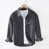 Moringcute Store North Royal Milton Striped Shirt