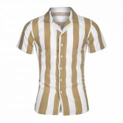 PURPLE PINK Store North Royal Striped Weekend Shirt