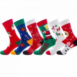 Goo Party Store Men's Apparels Broadway Holiday Socks (6 Pairs)