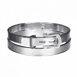 ATTYIRENA Official Store Men's Apparels Stainless Steel Bangle Set