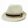 @MH Hat Sky Madrid Straw Fedora Hat Men's Apparels