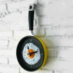 FIYDNDS Store Home Fried Egg Wall Clock