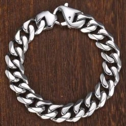 Davieslee Franchised Store Men's Apparels North Royal Cuban Link Chain Bracelet