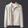 Trendy Persons Store Saint Morris Velvet Button-Up Jacket Men's Apparels