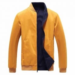 HIEXHSE Men's Store North Royal Reversible Zipper Jacket Men's Apparels