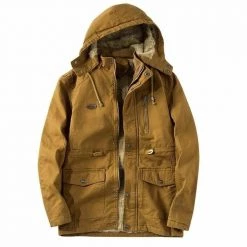 MISNIKI Official Store Men's Apparels North Royal Elbrus Hooded Parka