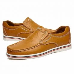 Masorini 007 Store Men's Apparels Carter Leather Slip-on