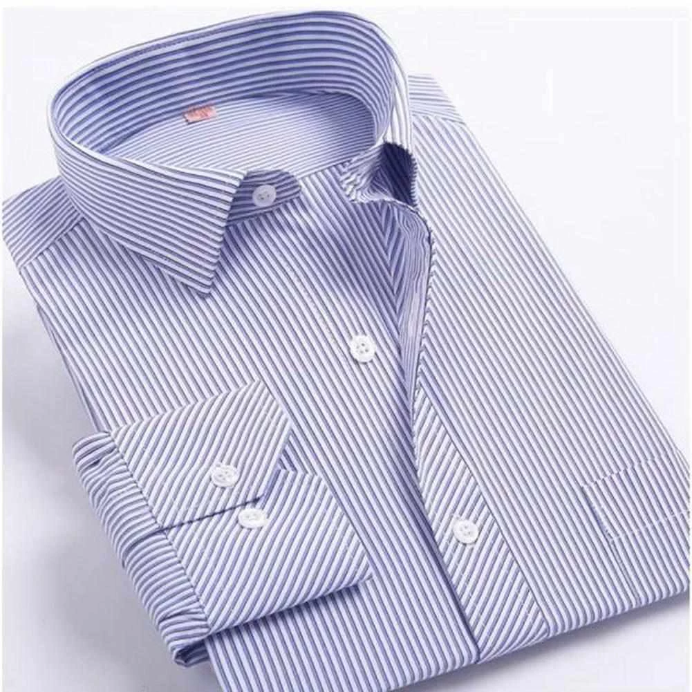 Muful&Vamdy Factory Store Sky Madrid Striped Dress Shirt Men's Apparels 5 Muful&Vamdy Factory Store Sky Madrid Striped Dress Shirt Men's Apparels