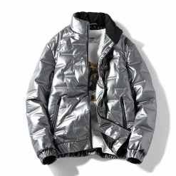 DUOFIER Online Store Sky Madrid Zip-Up Puffer Jacket