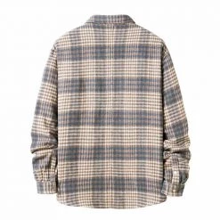 YiBaoXin Store North Royal Button-Up Plaid Shirt 9 YiBaoXin Store North Royal Button-Up Plaid Shirt