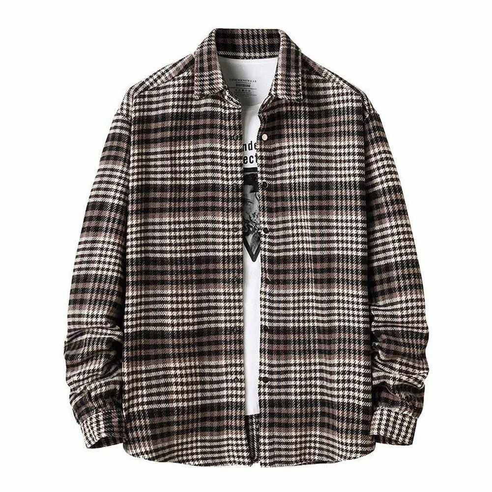 YiBaoXin Store North Royal Button-Up Plaid Shirt 5 YiBaoXin Store North Royal Button-Up Plaid Shirt