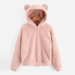 Silvia Store Women's Apparels North Royal Fluffy Ear Hoodie