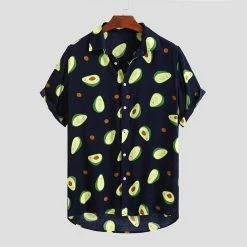 Good Watches Store Men's Apparels Avocado Flow Shirt