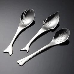 Wonderfullife Store Sky Madrid Stainless Steel Fish Spoons Home