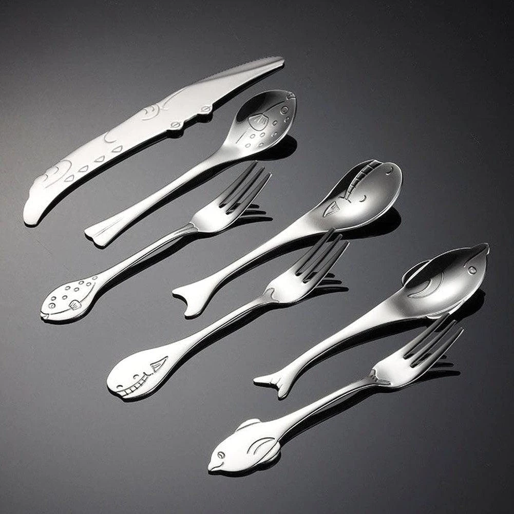 Wonderfullife Store Sky Madrid Stainless Steel Fish Spoons Home 5 Wonderfullife Store Sky Madrid Stainless Steel Fish Spoons Home
