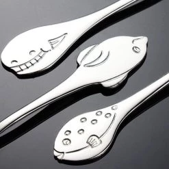 Wonderfullife Store Sky Madrid Stainless Steel Fish Spoons Home