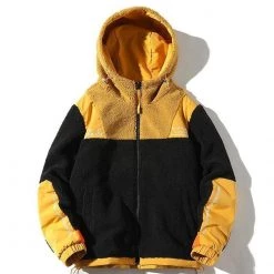 GOESRESTA Store Sky Madrid Hooded Fleece Zip-Up Jacket Men's Apparels