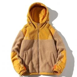 GOESRESTA Store Sky Madrid Hooded Fleece Zip-Up Jacket Men's Apparels