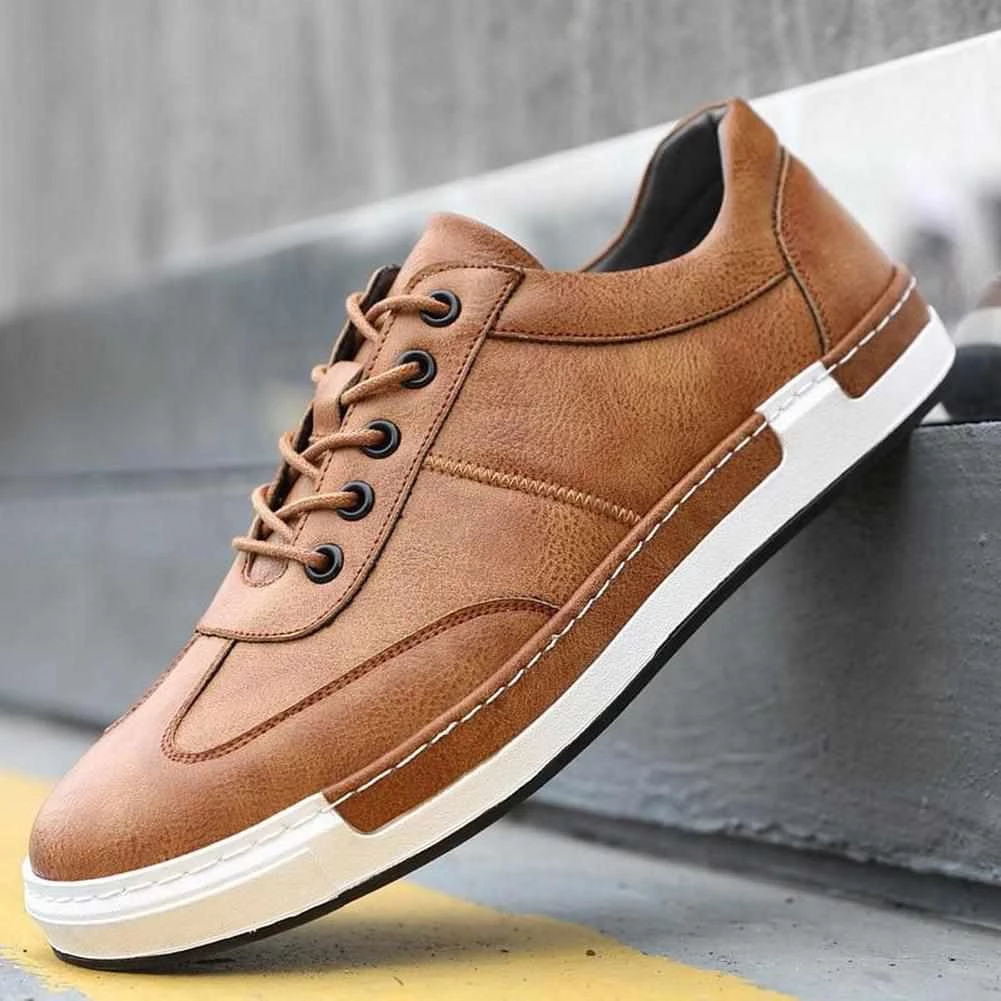 Good Sales 999 Store Volcan Ridge Vegan Leather Sneaker 3 Good Sales 999 Store Volcan Ridge Vegan Leather Sneaker