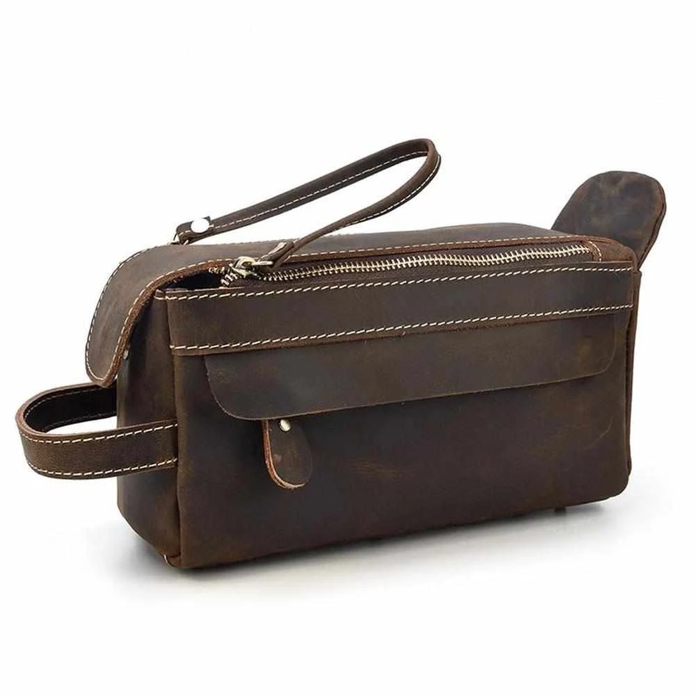 Luufan Factory Store Saint Morris Leather Toiletry Bag Men's Apparels 7 Luufan Factory Store Saint Morris Leather Toiletry Bag Men's Apparels
