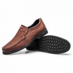 CcharmiX Official Store Venetian Genuine Leather Loafers