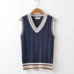 Mans Store Men's Apparels Saint Morris V-Neck Knitted Vest