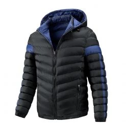 AIOPESON Official Store Men's Apparels Sky Madrid Striped Padded Jacket