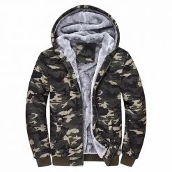 MANTORS Online Store Men's Apparels Saint Morris Fleece Camo Cardigan