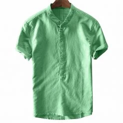 Mens Wardrobe Store North Royal Capri Linen Shirt Men's Apparels