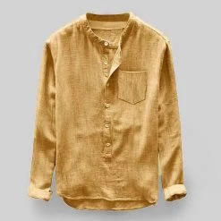 Desire Store Men's Apparels Sky Madrid Reef Linen Shirt