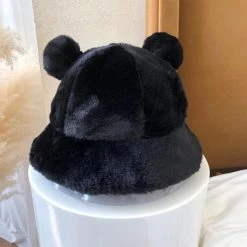 All Clothes Dropshiping Women Men Kids Etc Store Saint Morris Plush Bear Ear Bucket Hat Men's Apparels