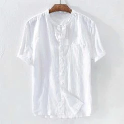 SL Factory Store North Royal Portofino Linen Shirt Men's Apparels
