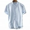 Mens Wardrobe Store North Royal Capri Linen Shirt Men's Apparels