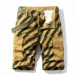 DARPHINKASA Two Store Saint Morris Roar Cargo Shorts Men's Apparels